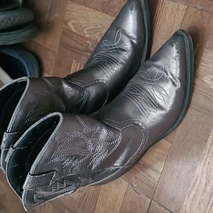 Metallic Cowboy Boots